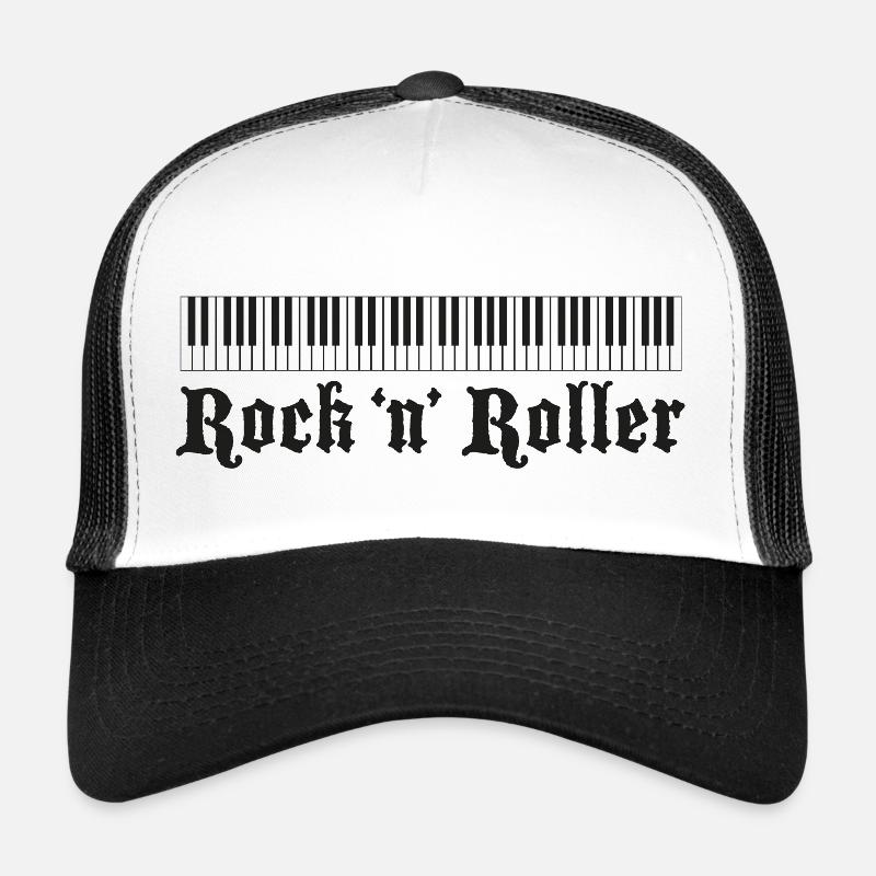 Keyboard Black Large Trucker Cap
