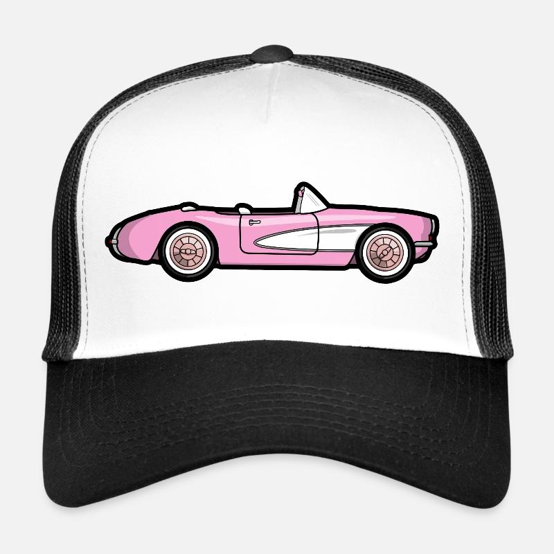 Pink 1956 Stingray - Trucker Cap - Weiß/Schwarz
