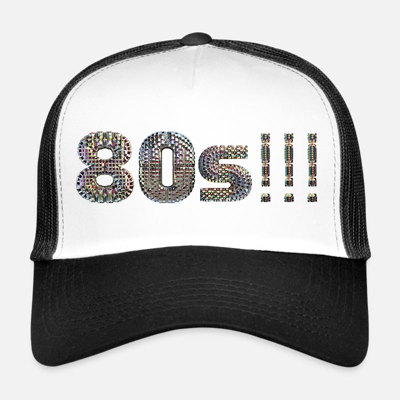80s DISCO lettrage disco ball look danse devise Casquette trucker 