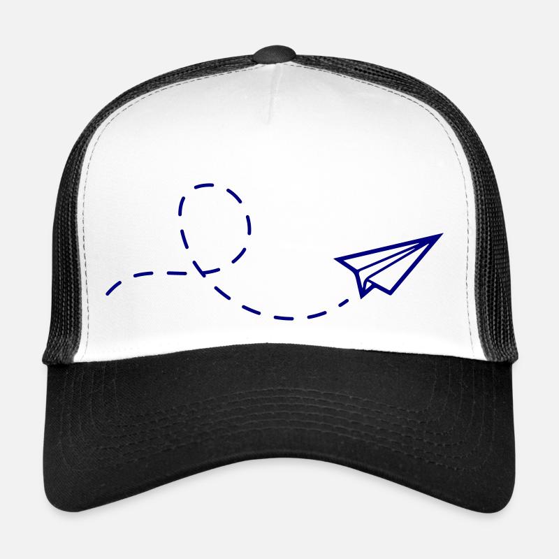 avion en papier Casquette trucker 