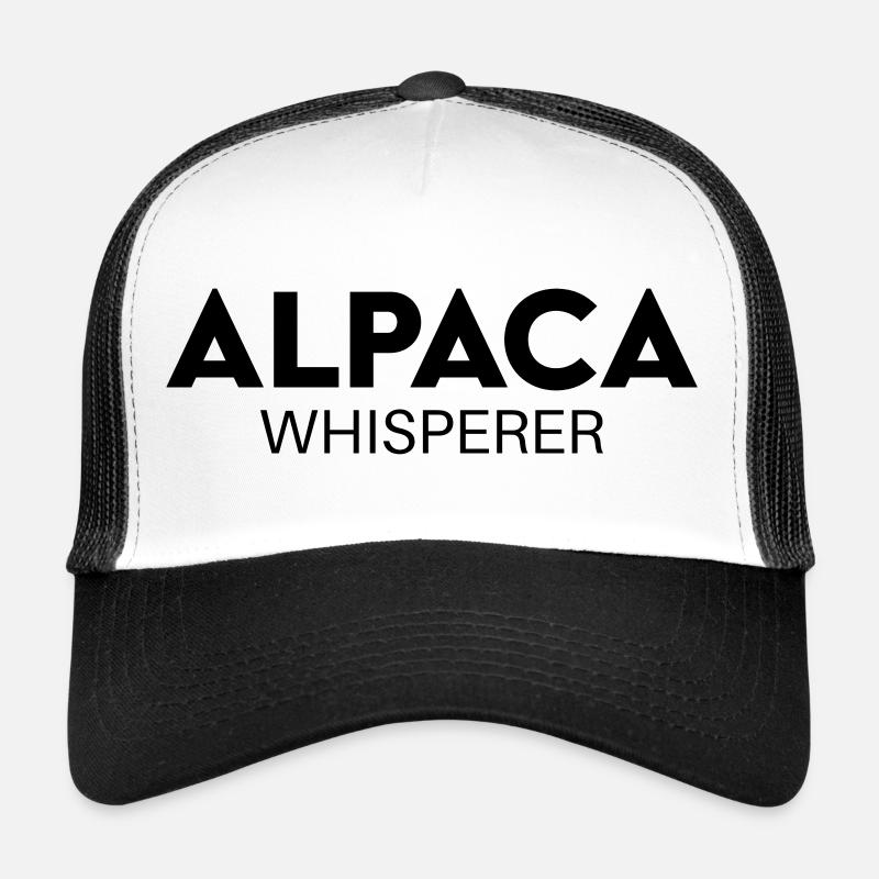 Alpaca Whisperer - Trucker Cap - white/black