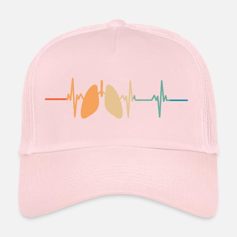 Heartbeat Lung Trucker Cap