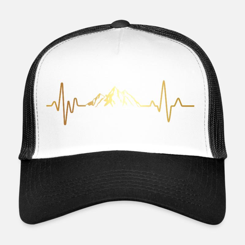 Mountain Heartbeat Trucker Cap