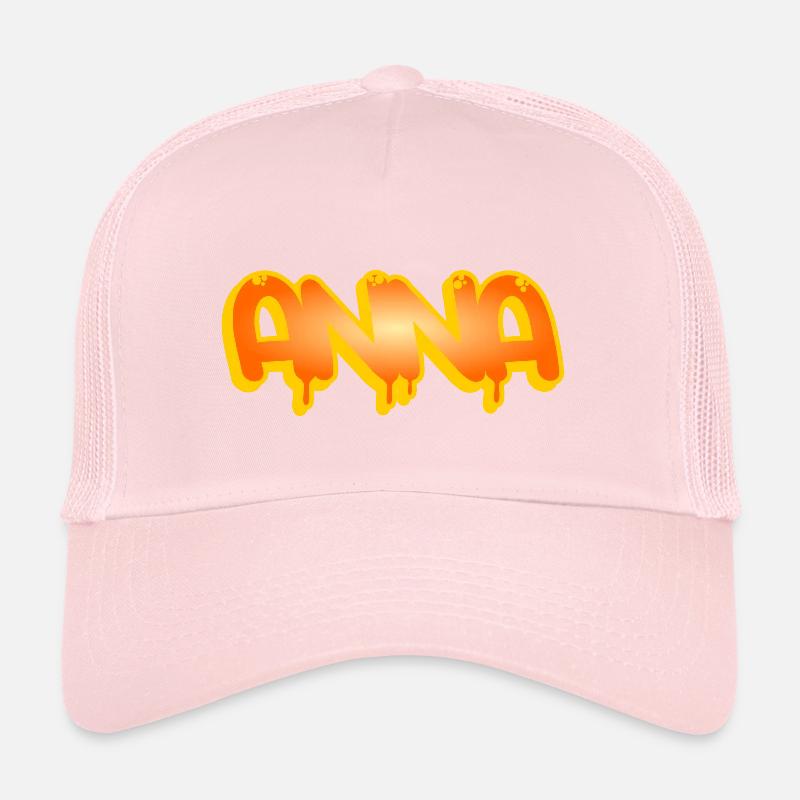 Graffiti Prénom Anna Casquette trucker 
