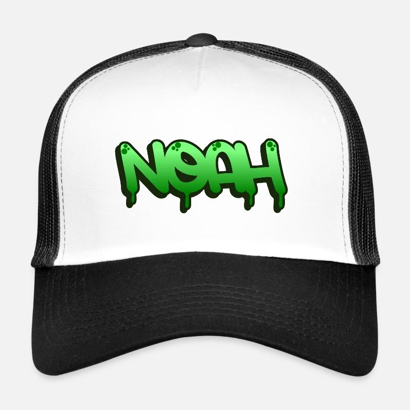 Graffiti prénom Noah Casquette trucker 