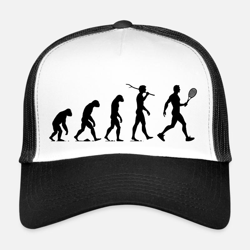 Tennis Evolution - Trucker Cap - Weiß/Schwarz