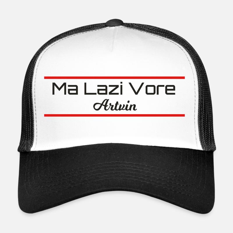 Artvin Lazca Lazisch - Trucker Cap - Weiß/Schwarz