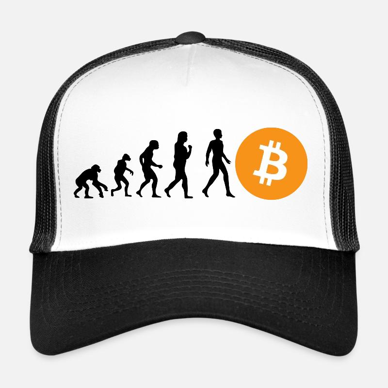 Krypto Evolution of BTC Bitcoin Trucker Cap