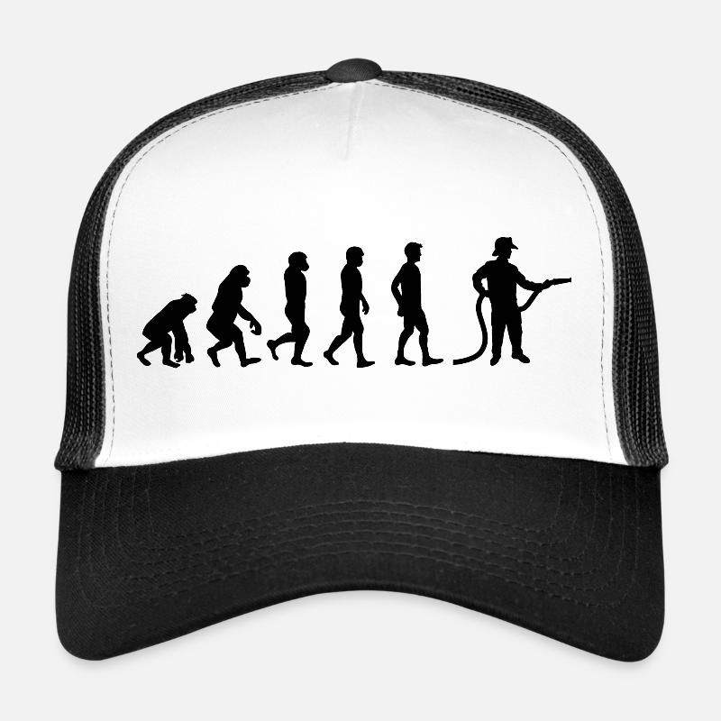 Evolution Feuerwehrmann schwarz Trucker Cap