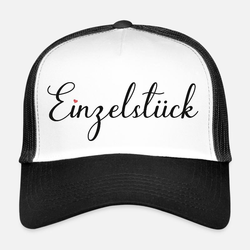 Einzelstück - Trucker Cap - Weiß/Schwarz