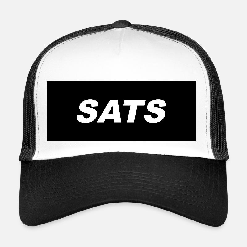 SATS - Trucker Cap - Weiß/Schwarz