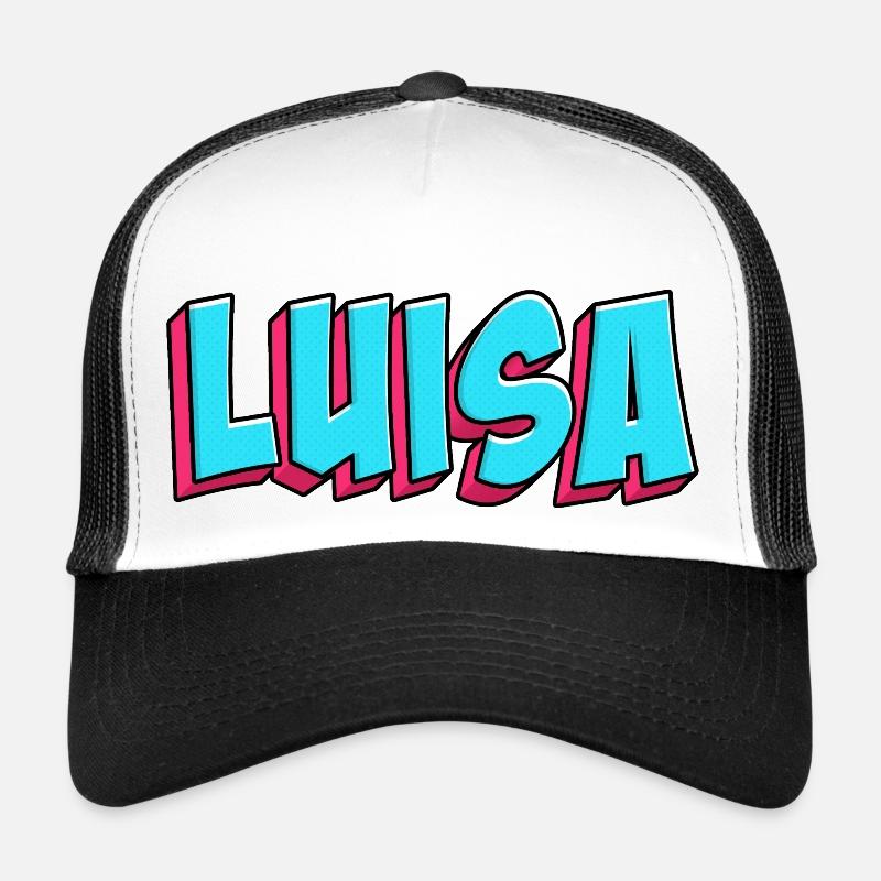 Motif du nom : Luisa Casquette trucker 