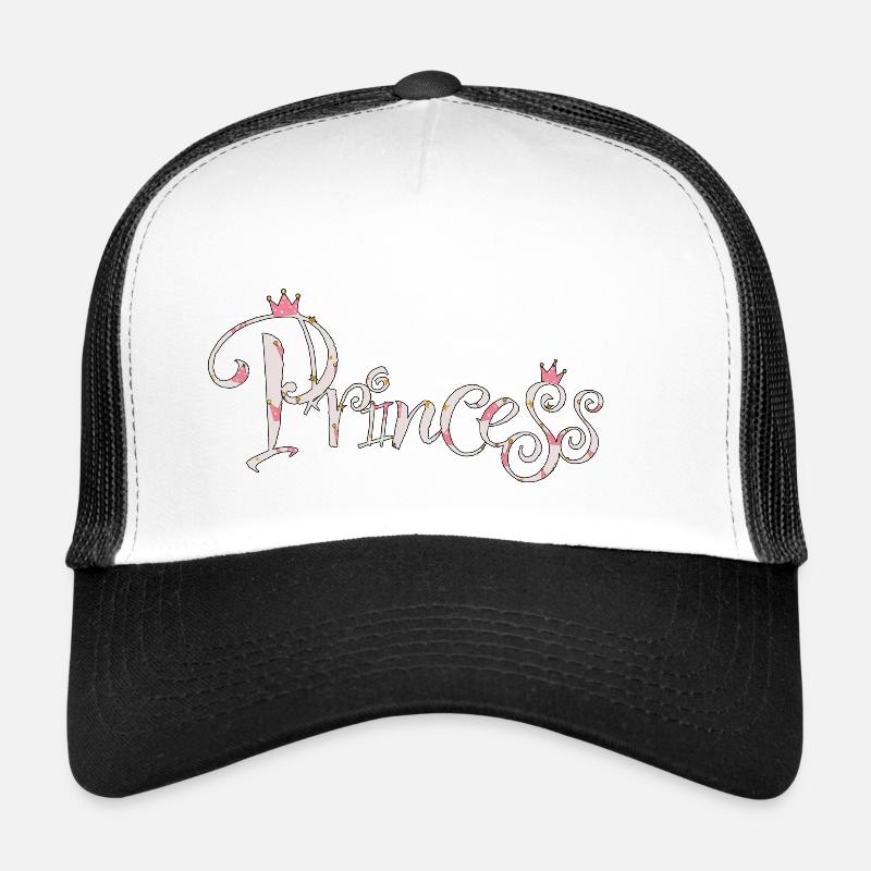 princess - Trucker Cap - Weiß/Schwarz
