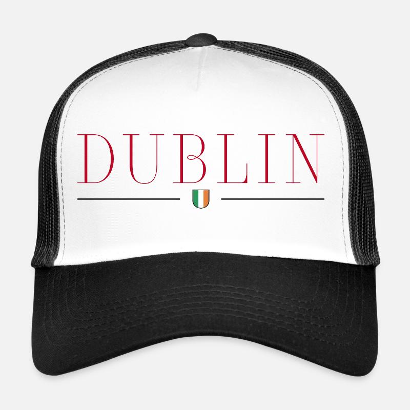 Dublin, Irlande T-shirt design de style Casquette trucker 