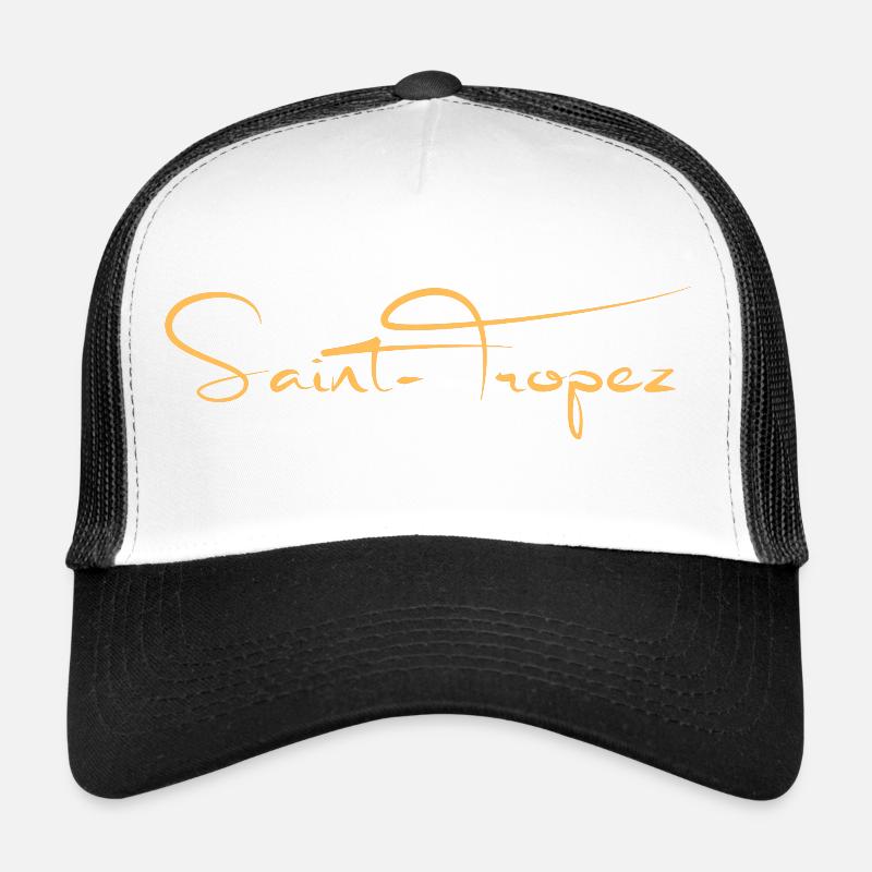 Saint-Tropez - Trucker Cap - Weiß/Schwarz
