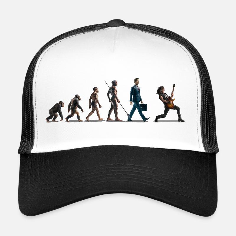 Evolution Guitariste Casquette trucker 