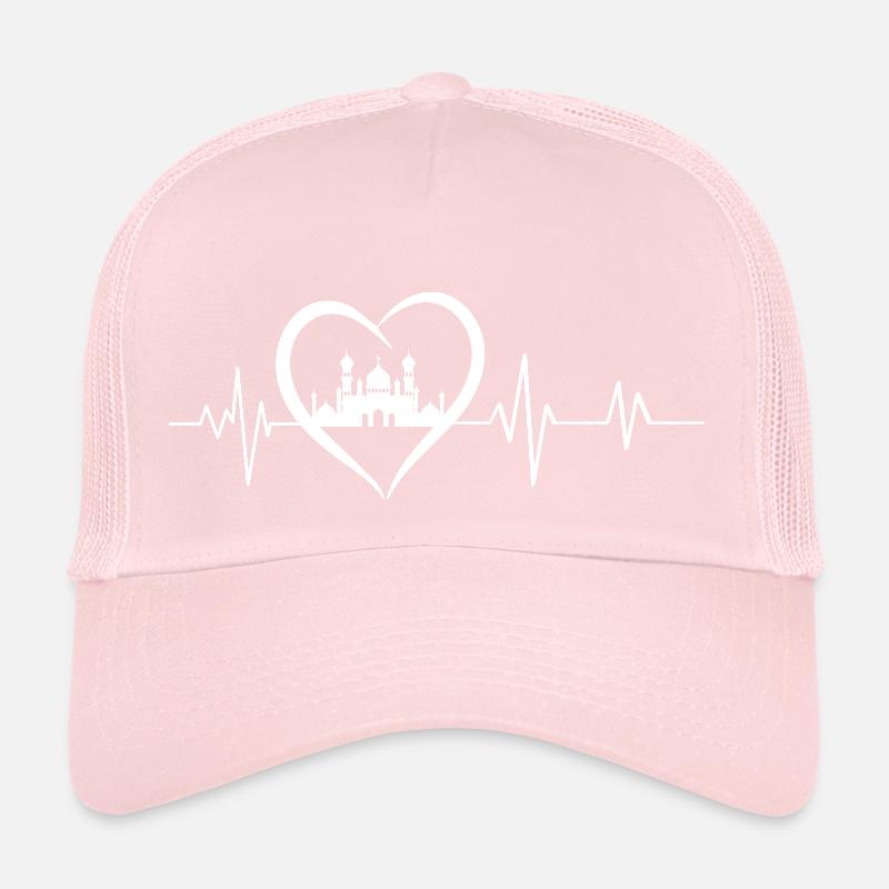 Heartbeat Mosque Trucker Cap