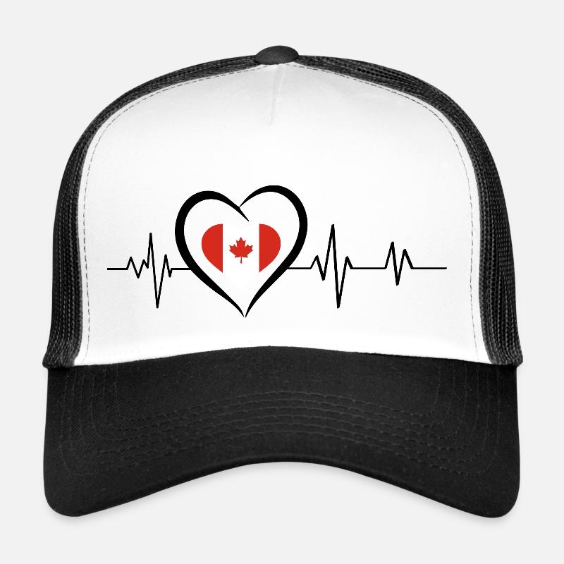 Heartbeat Canada Trucker Cap