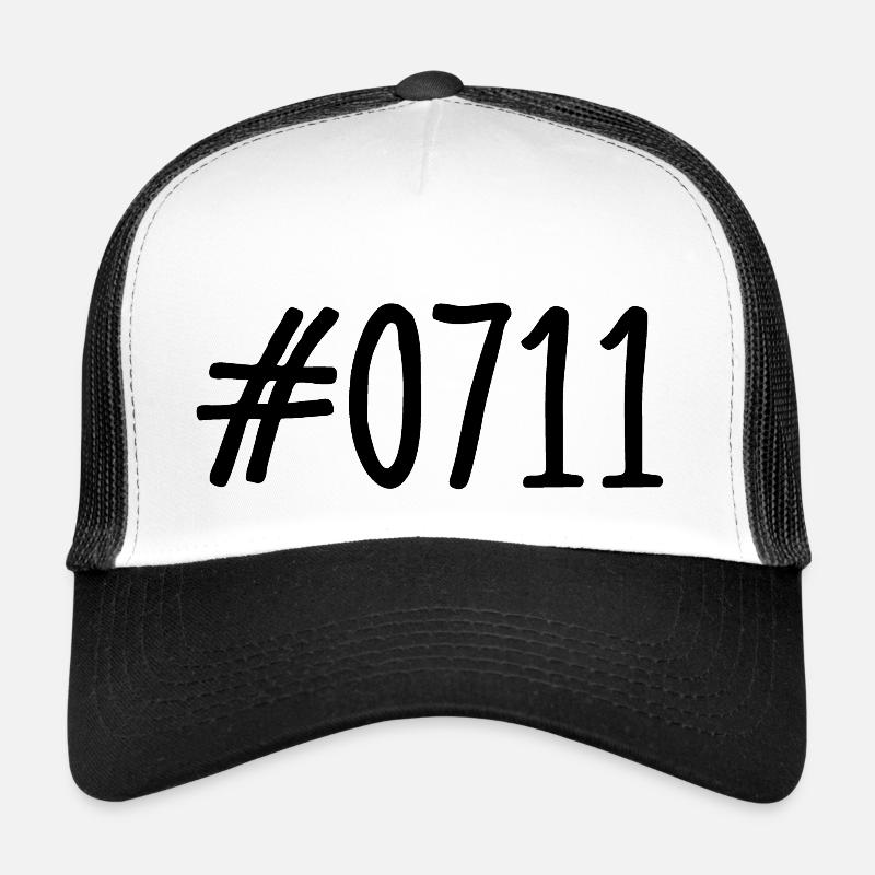 #0711 Hashtag 0711 Vorwahl Stuttgart Neckar Trucker Cap