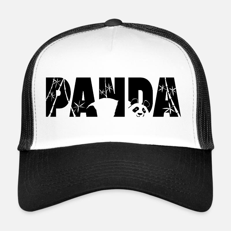 Panda Typo Trucker Cap