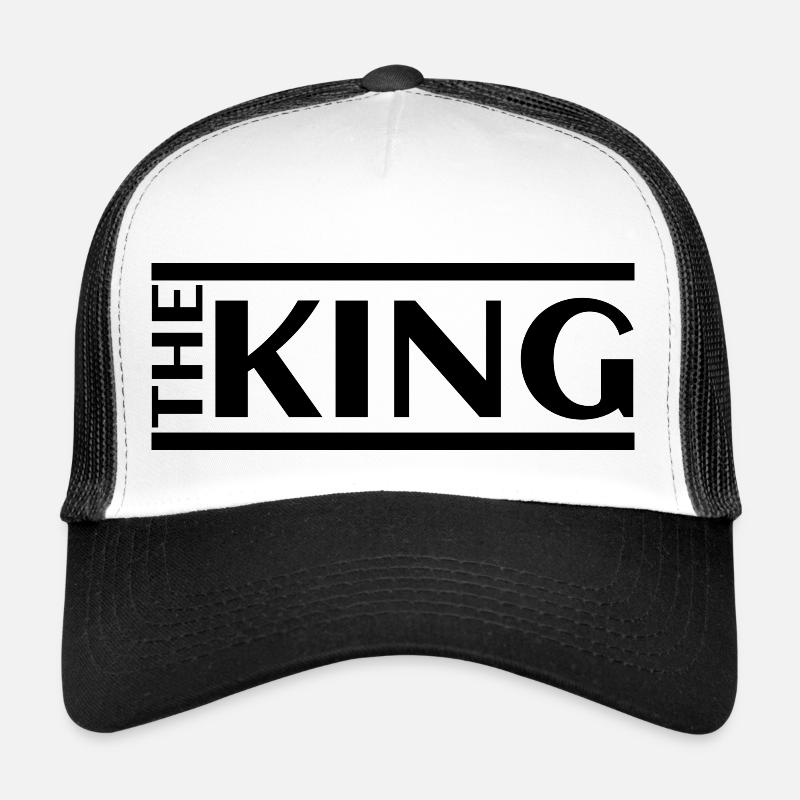 Le Roi - Mince - Casquette trucker  - blanc/noir