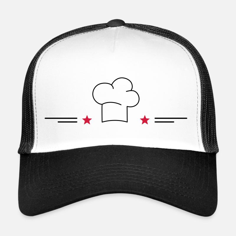 Toque de chef avec étoiles Casquette trucker 
