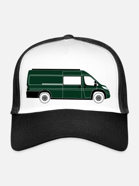 Jumper Boxer Ducato 4x4 aventure - Casquette trucker  - blanc/noir - Devant