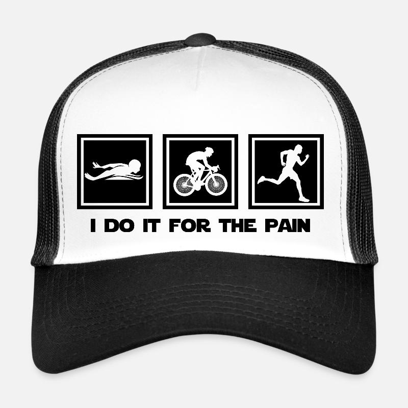 Triathlon Course à pied Natation Cyclisme Casquette trucker 