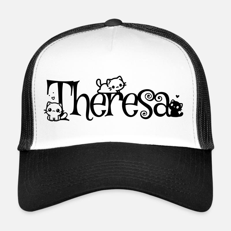 Theresa Nom Prénom Nom du chaton Casquette trucker 