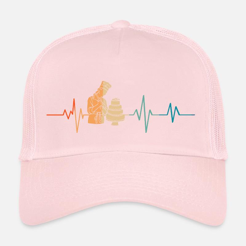Retro Gebäck Herzschlag Trucker Cap