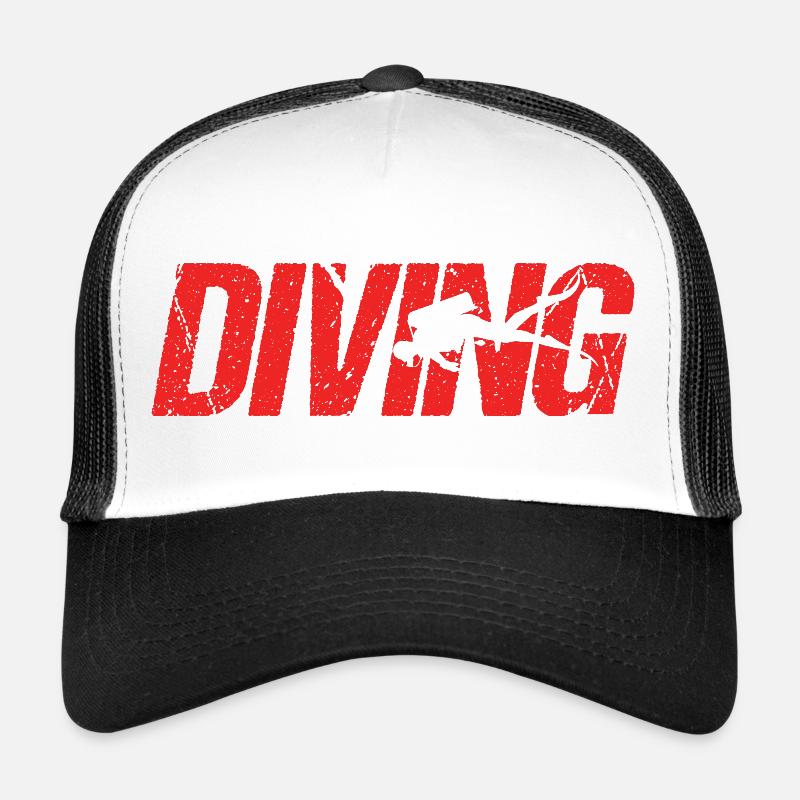 Dive - Diving Diver Gift Trucker Cap