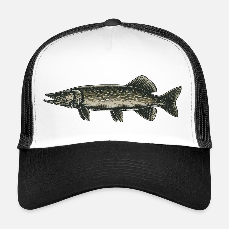 Hecht - Trucker Cap - Weiß/Schwarz