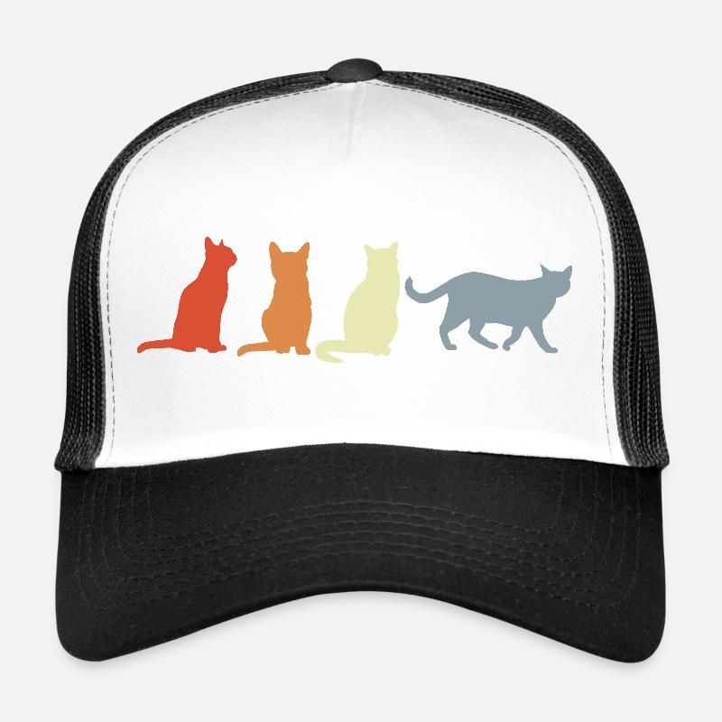 Chats vintage Casquette trucker 