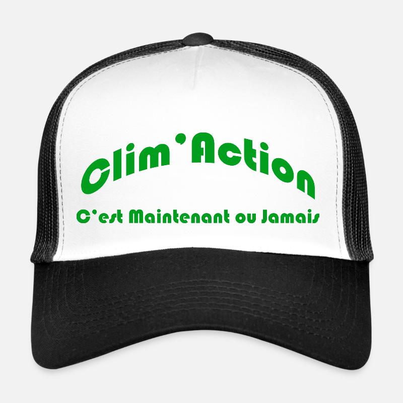 Clim Action for environmental protection - Trucker Cap - white/black