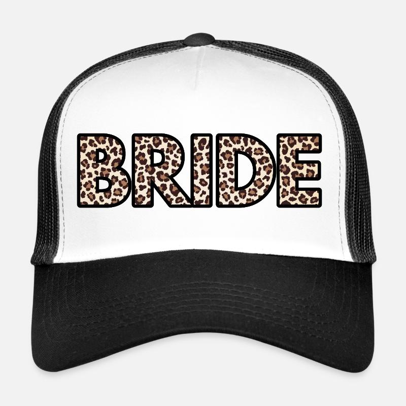 Leopard strap Trucker Cap