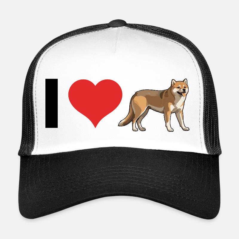 J’adore Shiba Inus - Conception de chien de compagnie mignon Casquette trucker 