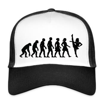 EVOLUTION SOLO MARICHEN solomariechen gardetanz - Trucker Cap - Weiß/Schwarz - Vorne