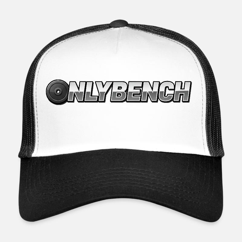 Onlybench grau - Trucker Cap - Weiß/Schwarz