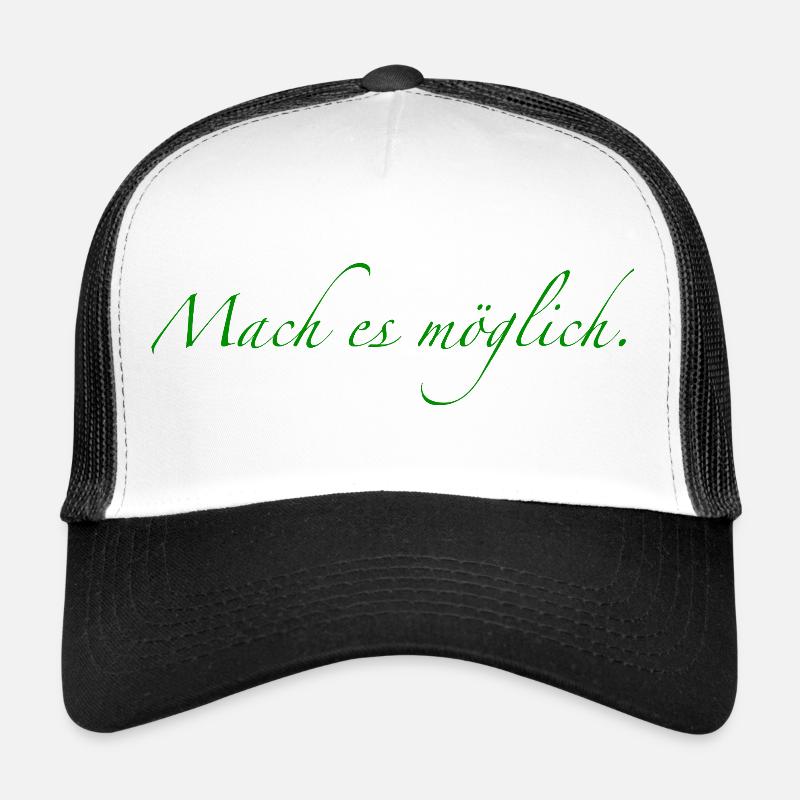 Concrétisez votre projet Casquette trucker 
