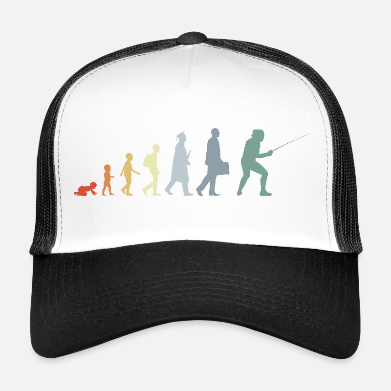 Fechter Evolution - Trucker Cap - Weiß/Schwarz