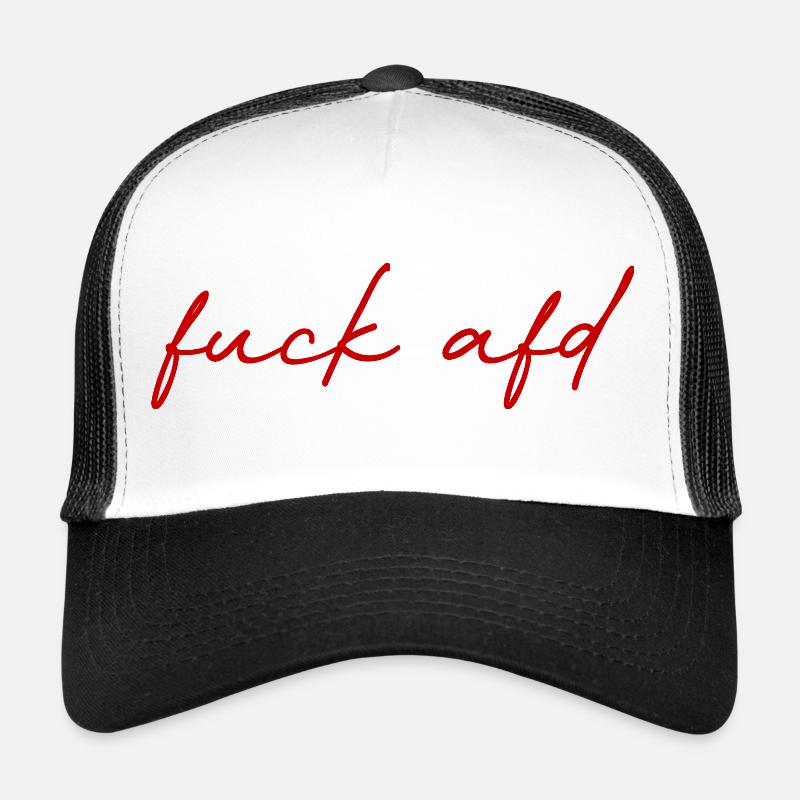 Protest lettering against AfD Trucker Cap
