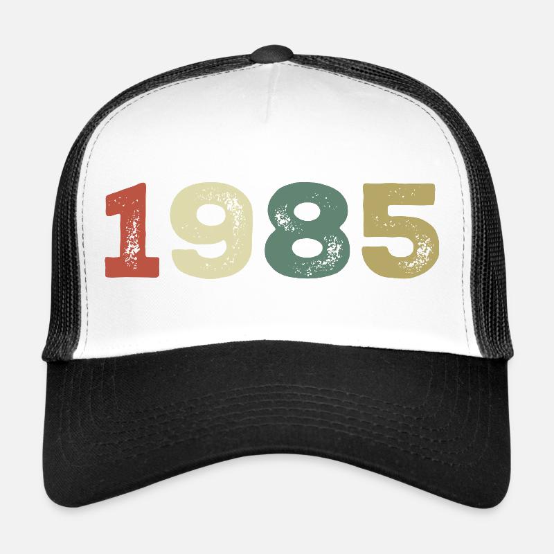 1985 Né en 1985 Casquette trucker 