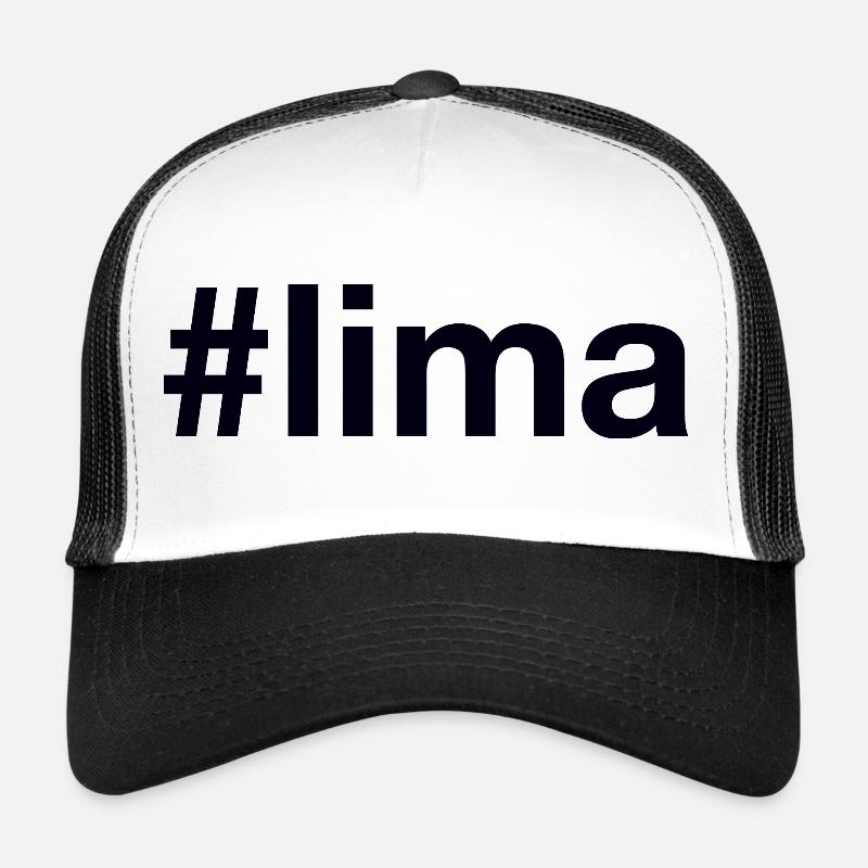 Lima Peru Hashtag Trucker Cap