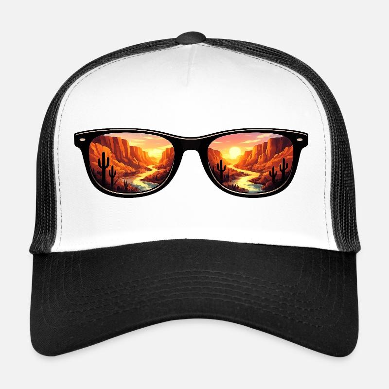 Lunettes de soleil Couchant du Désert Casquette trucker 