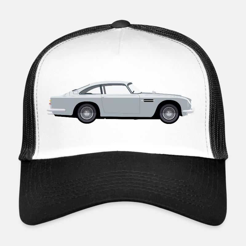 Coupé vintage bleu clair Casquette trucker 