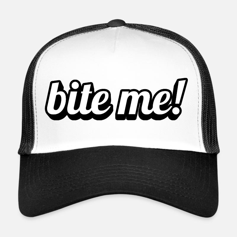 Mords-moi ! Faute de frappe ludique Casquette trucker 