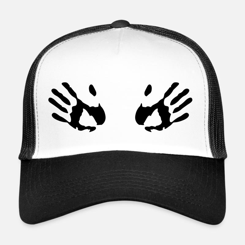 hand prints Trucker Cap