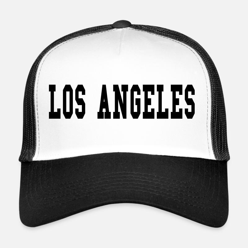 los angeles - Trucker Cap - white/black