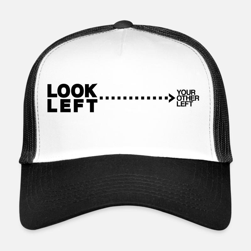 Geek - Trucker Cap - white/black