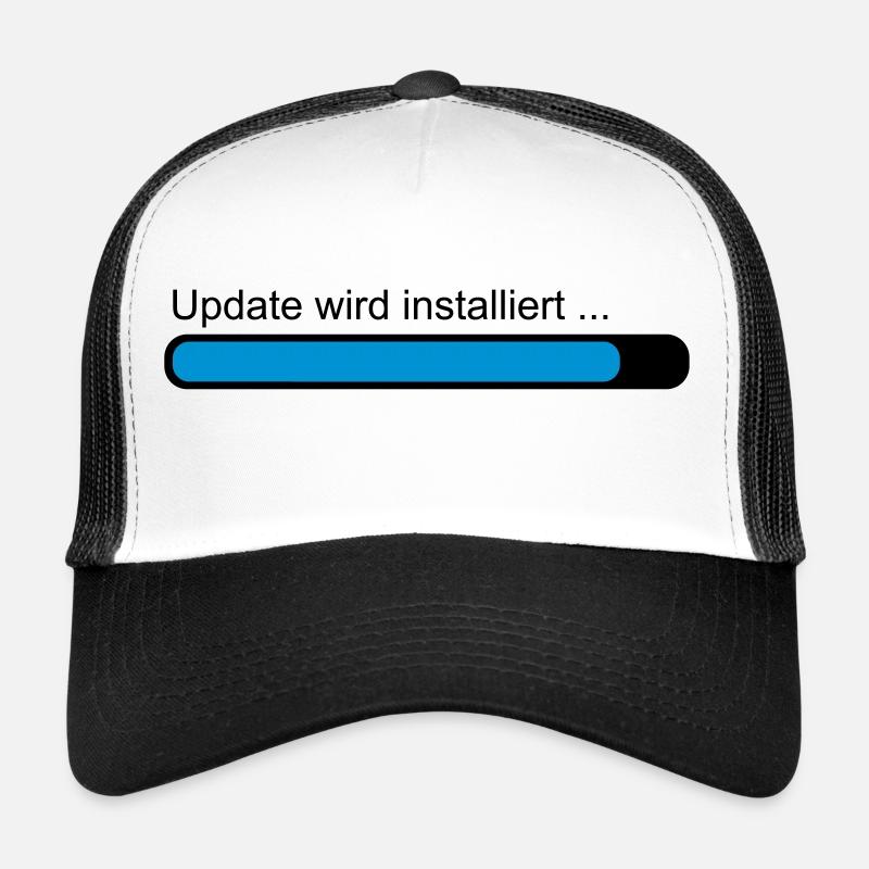 Update wird installiert ... Ladebalken Trucker Cap